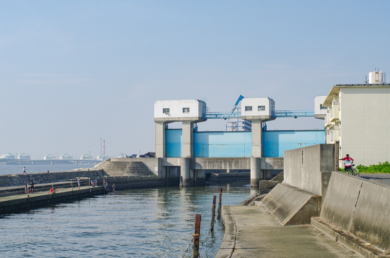 矢田川水門