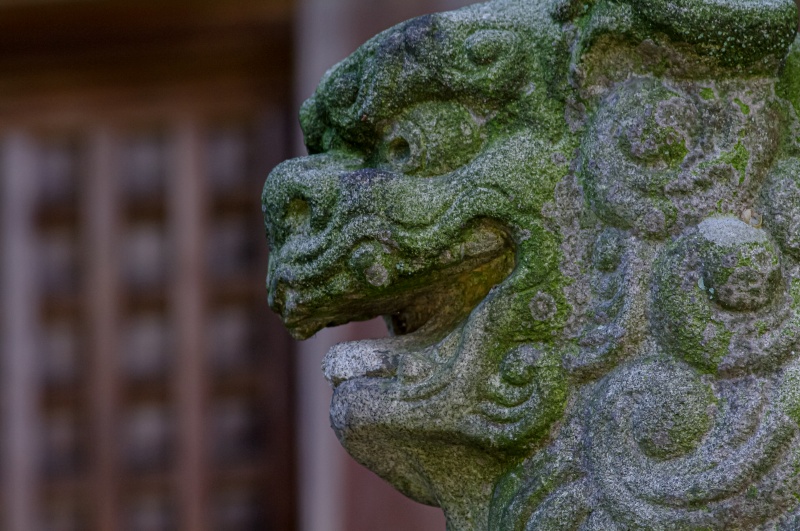 狛犬（伊富岐神社）