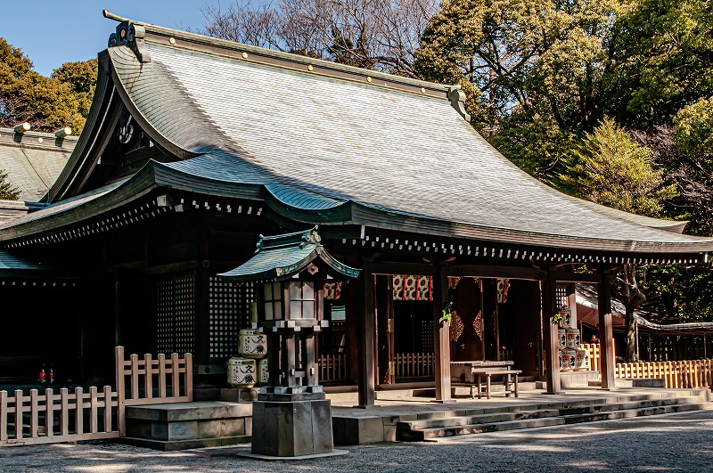 氷川神社（拝殿）