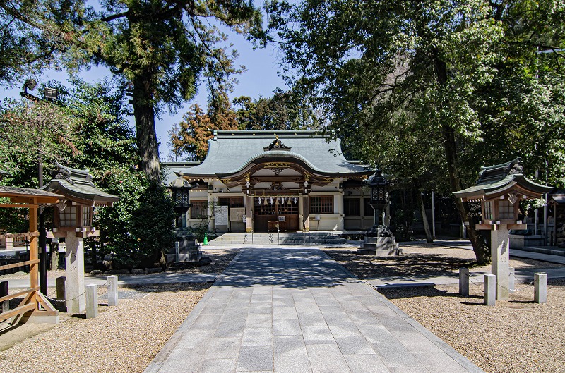 針名神社（拝殿）