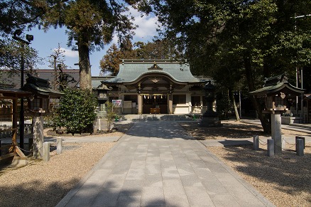 【写真】針名神社（拝殿）