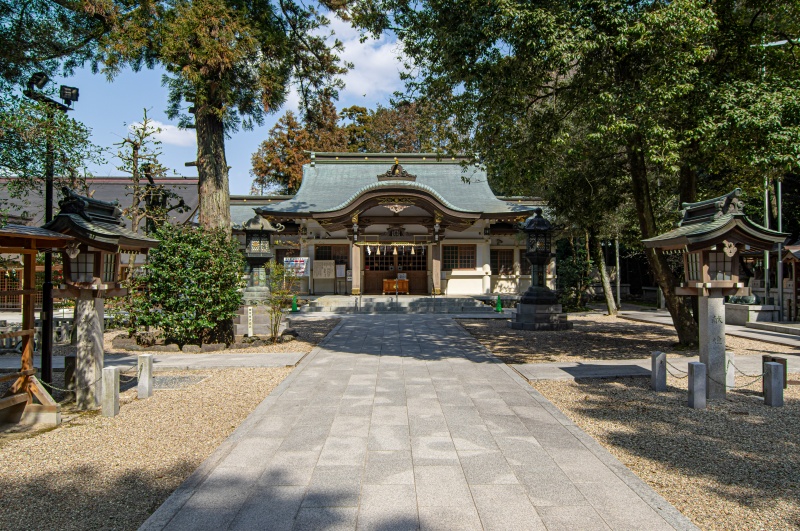 針名神社（拝殿）