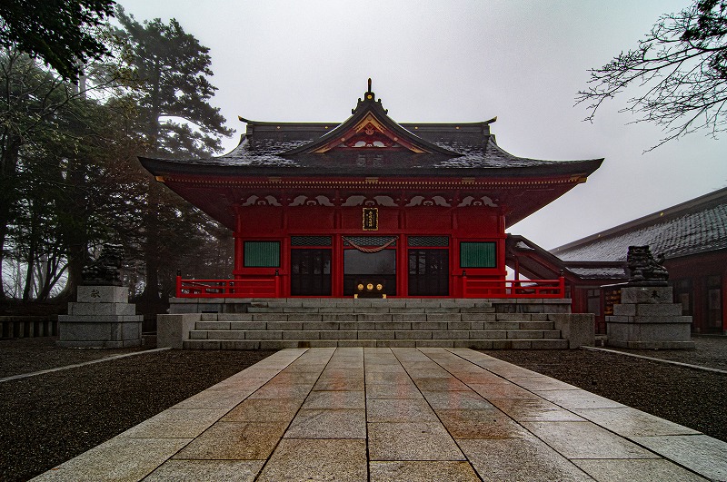 大洞赤城神社（拝殿）