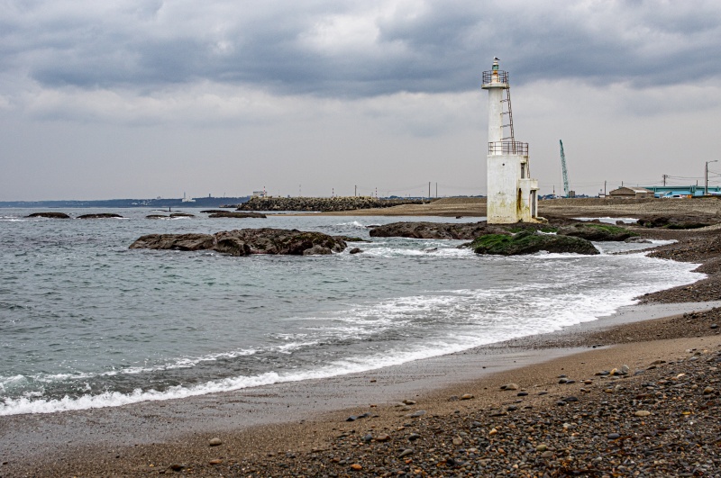 磯浜灯柱