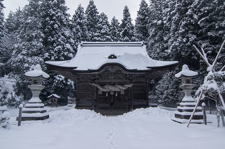 【写真】金屋子神社（拝殿）