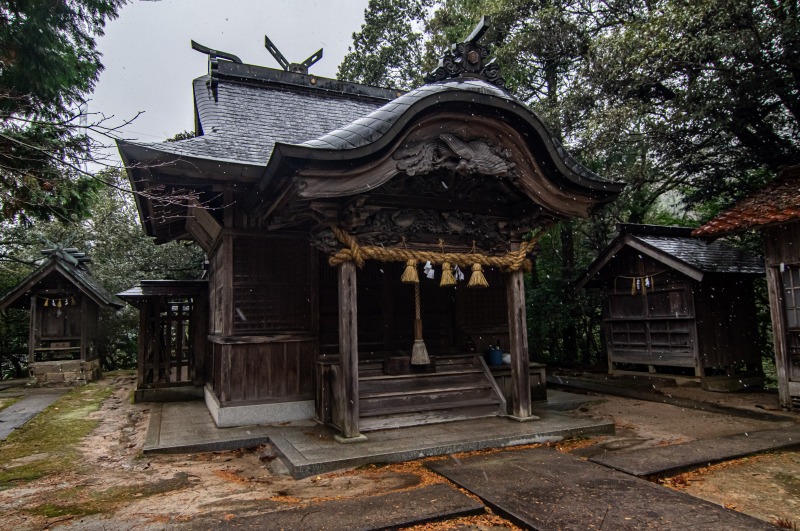 山狹神社（拝殿）