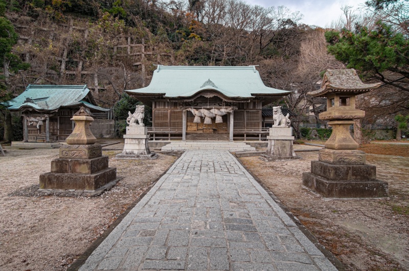 恵曇神社（江角）（拝殿）