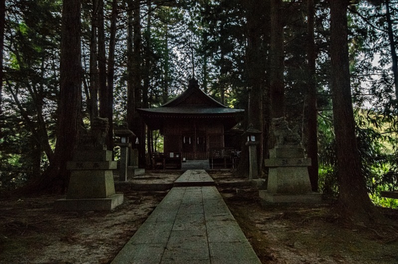 阿智神社（拝殿）